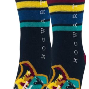 Coriex Harry Potter Calzini per Ragazzi, Calzini Antiscivolo Hogwarts